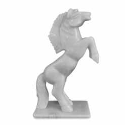 table-sculpture-horse-rampant-white-marble-white-marble-table-sculpture-horse-cosebelleantichemoderne