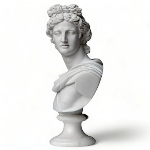 Busto-Apollo-Belvedere-scultura-in-marmo-cosebelleantichemoderne