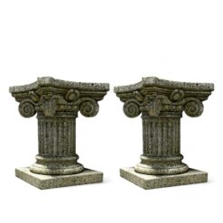 coppia-colonne-in-Marmo-con-capitello-H-55-cosebelleantichemoderne