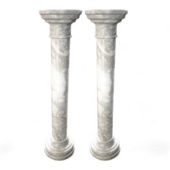 coppia-colonne-marmo-calcatta-antique-marble-cosebelleantichemoderne